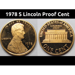 1978 S Lincoln Proof Cent -...