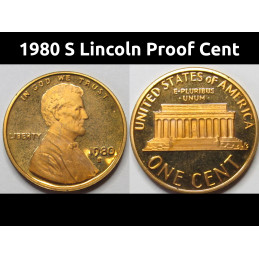 1980 S Lincoln Proof Cent -...