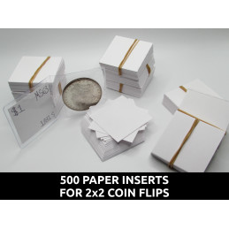 500 Paper Inserts for 2x2...