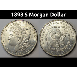 1898 S Morgan Dollar - high...