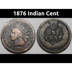1876 Indian Head Cent - old...