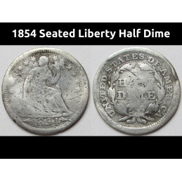 1854 Seated Liberty Half...