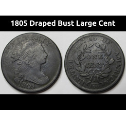 1805 Draped Bust Large Cent...