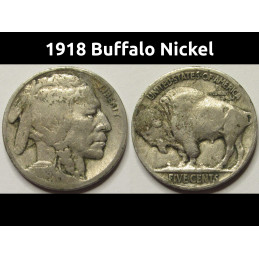 1918 Buffalo Nickel - early...