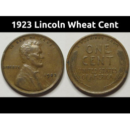 1923 Lincoln Wheat Cent -...