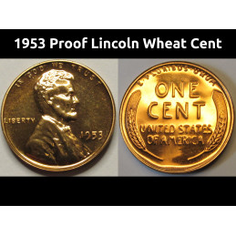 1953 Proof Lincoln Wheat...