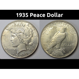 1935 Peace Dollar - better...
