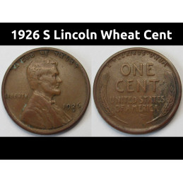 1926 S Lincoln Wheat Cent...