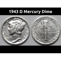 1943 D Mercury Dime - high...