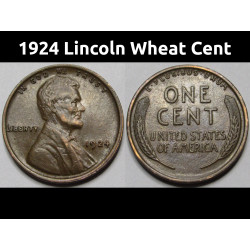 1924 Lincoln Wheat Cent -...