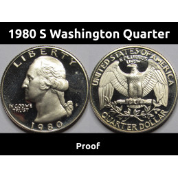 1980 S Washington Quarter -...