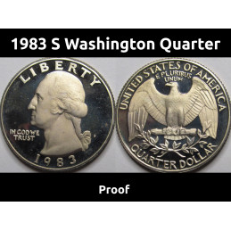 1983 S Washington Quarter -...