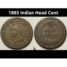 1885 Indian Head Cent -...