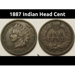1887 Indian Head Cent -...