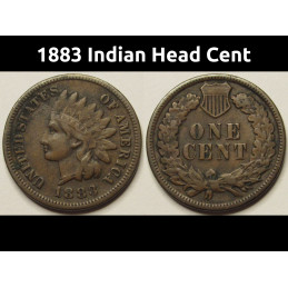 1883 Indian Head Cent - old...