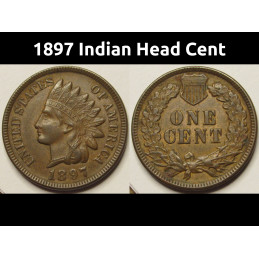 1897 Indian Head Cent -...