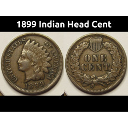 1899 Indian Head Cent -...