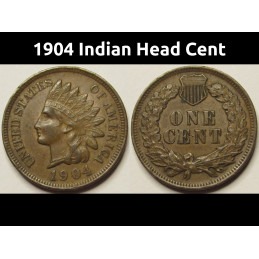1904 Indian Head Cent -...