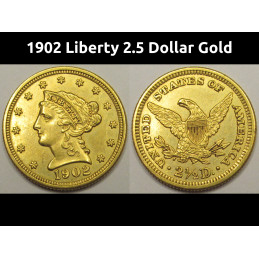 1902 Liberty 2.5 Dollar...