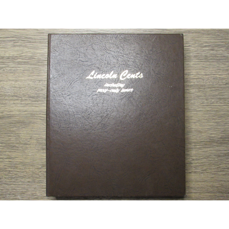 Dansco Album for Lincoln Cents - with Proofs - 1909-1995 - vintage coin supply