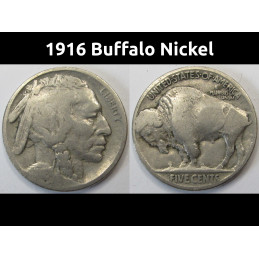 1916 Buffalo Nickel - early...