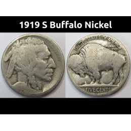 1919 S Buffalo Nickel - old...