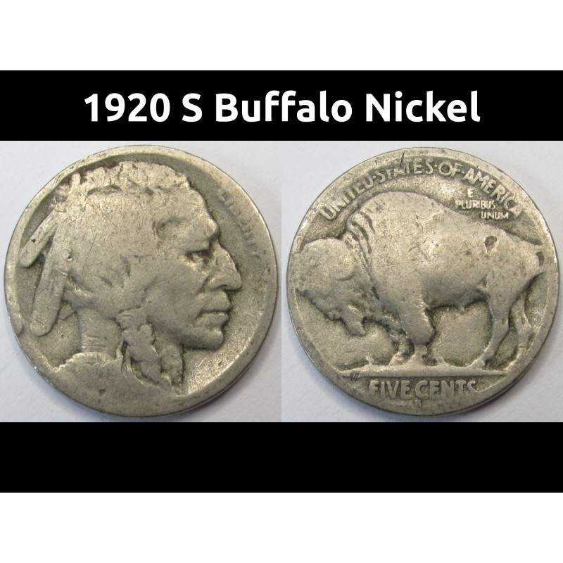 1920 (2) Buffalo Nickels G (#B-21-63) Lot of 2