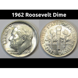 1962 Roosevelt Dime -...