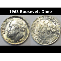 1963 Roosevelt Dime -...