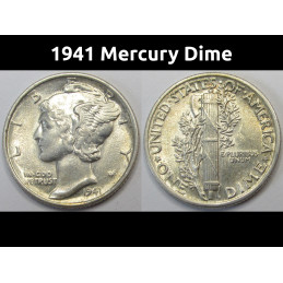 1941 Mercury Dime -...