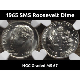 1965 SMS Roosevelt Dime -...