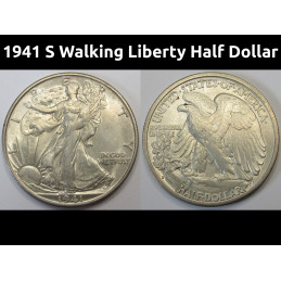 1941 S Walking Liberty Half...