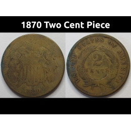 1870 Two Cent Piece - lower...