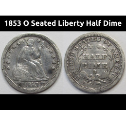 1853 O Seated Liberty Half...