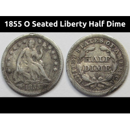 1855 O Seated Liberty Half...