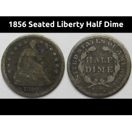 1856 Seated Liberty Half...