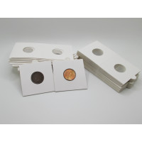 Cardboard coin flips